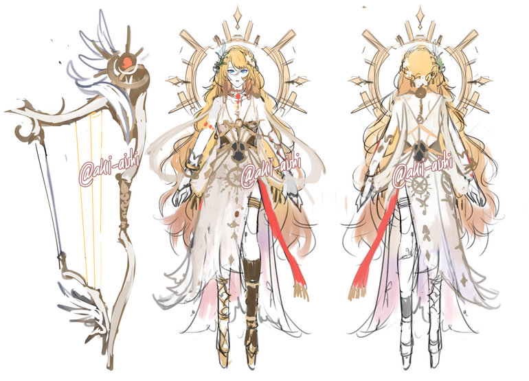 Character sheet sketch